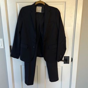 Zara Boys Navy Wool Suit 13/14